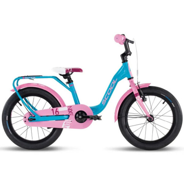 Велосипед S'COOL niXe 16" 1-speed coaster-brake Aluminium ocean-pink SCOOL-4067