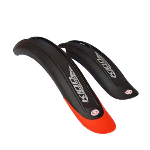 Комплект брызговиков Simpla Kido Chopper SDS 16" black/red MUDG178