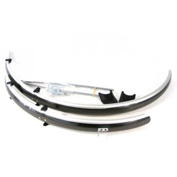 Комплект брызговиков Orion OR 28"x41mm nylon carbon MUDG153