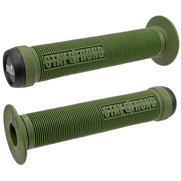 Ручки руля ODI Stay Strong BMX 143mm Single Ply Army Green GRIP417