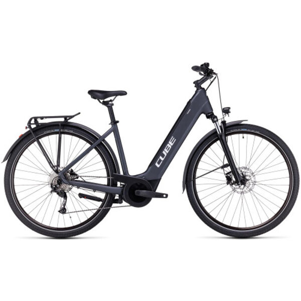 Электрический велосипед Cube Touring Hybrid ONE 500 Easy Entry grey'n'white 2023-50 cm / S 631051 - Easy Entry 50 cm - S