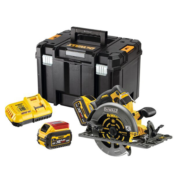 Akumulatora ripzāģis DeWalt FlexVolt DCS579T2-QW; 54 V; 2x6,0 Ah akum.