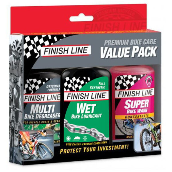 Набор для ухода за цепью Finish Line Value Pack Dry 3 шт. x 120mlOILC162
