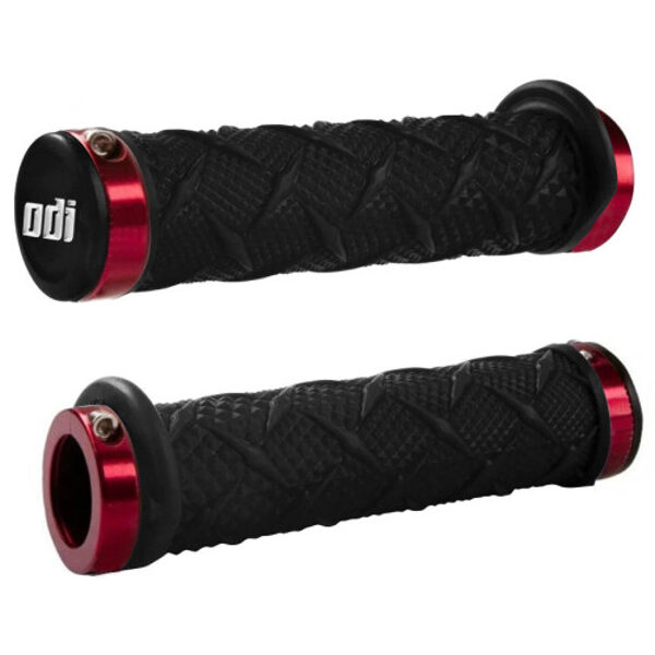Ручки руля ODI X-Treme MTB Lock-On 130mm Bonus Pack Black/Red GRIP403