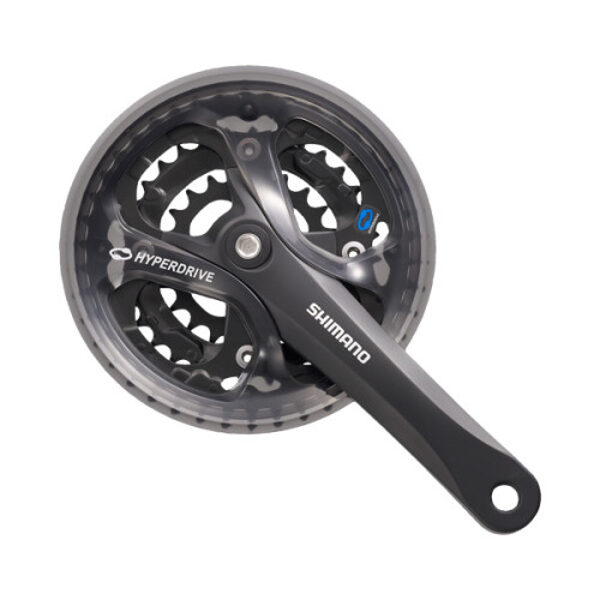 Блок передних звезд Shimano ALTUS FC-M361-48T 175MM 7/8-speed black-48X38X28T EFCM361E888CL