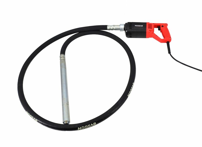 HOOZAR БЕТОННЫЙ ВИБРАТОР 1200ВТ С БУЛАВОЙ 3м AW08400 5903678607586