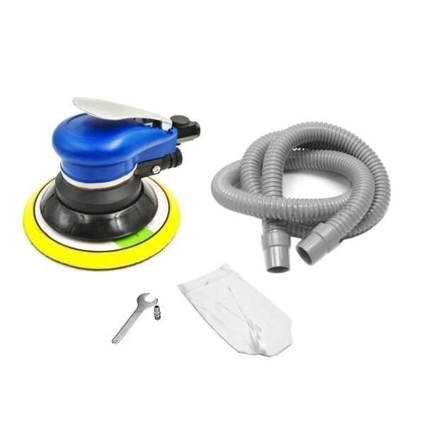 AWTOOLS Пневматическая эксцентриковая шлифовальная машинка 150 мм + ШЛАНГ AW10310