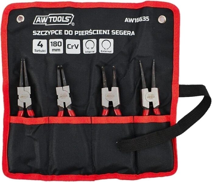 Плоскогубцы Awtools Seger 180 мм 4 шт. кейс AW16635 5903041034391