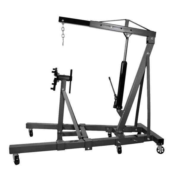 AWTOOLS 2-ТОННЫЙ КРАН ДЛЯ МАСТЕРСКИХ + МОНТАЖНАЯ Тележка 900 кг AW20050