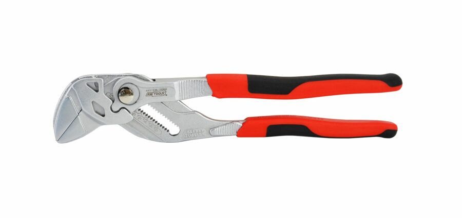 Щипцы регулируемые AWTOOLS 250 мм НИКЕЛЬ ЧЕРНАЯ ЛИНИЯ AW31163BL 5903678616656
