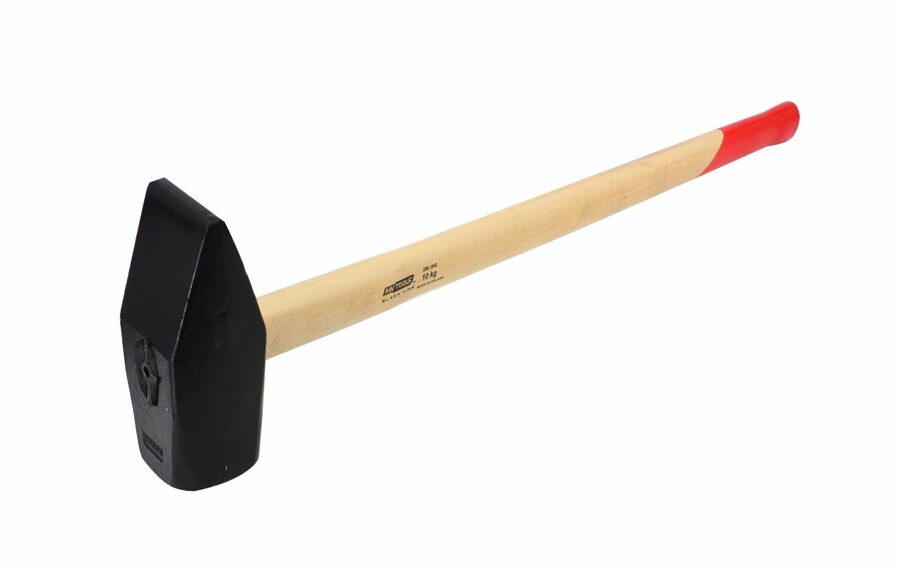 AWTOOLS BLACK HAMMER 10,0 кг ДЕРЕВЯННАЯ РУЧКА BLACK LINE AW32046BL