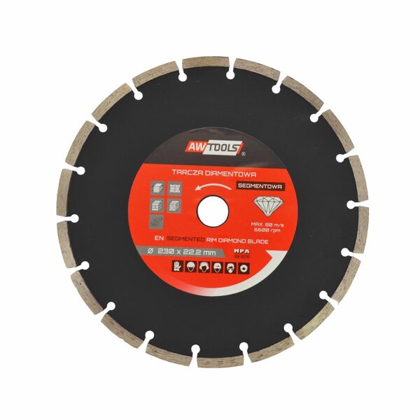 AWTOOLS DIAMOND DISK 400x32-25.4-22.2 SEGMENTĒTS AW45351 5903678616571