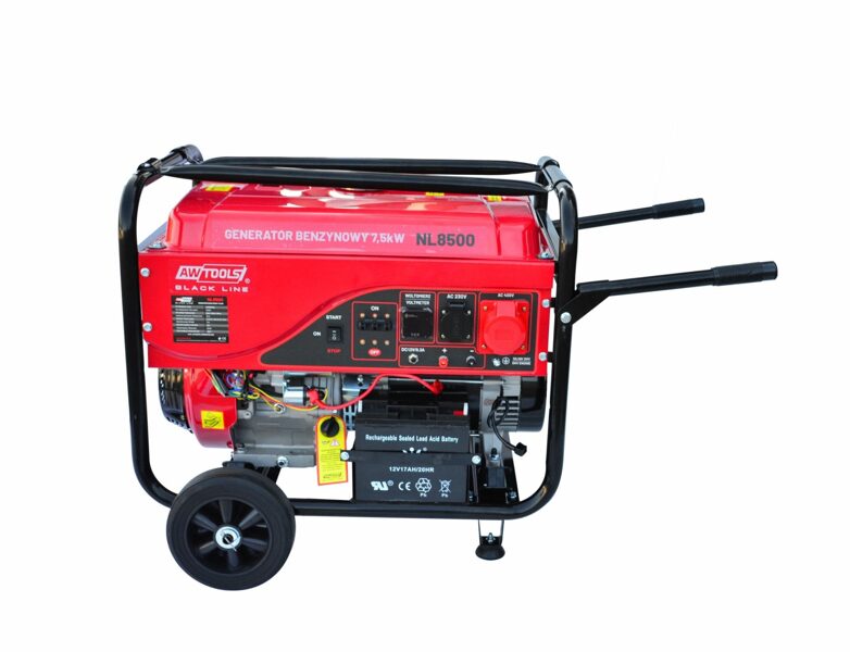 BENZĪNA GENERATOR AWTOOLS 7.5kW 230/400V AW85607BL