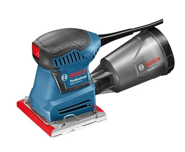 ВИБРАЦИОННАЯ ШЛИФОВАЛЬНАЯ МАШИНА BOSCH 180W 113x101mm GSS 140-1 A 06012A2100