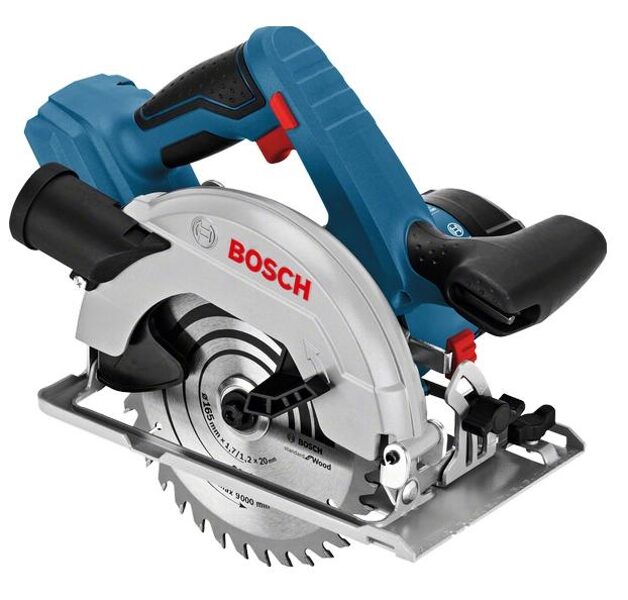 ЦИРКУЛЯРНАЯ ПИЛА BOSCH 18V 165мм БЕЗ АККУМУЛЯТОРОВ И ЗАРЯДНОГО УСТРОЙСТВА GKS 18 V-57 G SOLO 06016A2101 