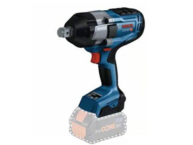 КЛЮЧ УДАРНЫЙ BOSCH 18V GDS 18 V-1050 SOLO 3/4 "1050Nm без аккумулятора и зарядного устройства