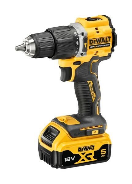 Аккумуляторная ударная дрель-шуруповерт DeWalt DCD100YP2T-QW 18 В 2х5,0 Ач аккумулятор. 5054905321338