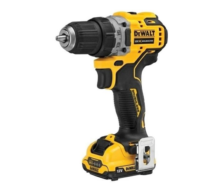 Дрель/Шуруповерт DEWALT 12 В 57/25 Нм 2x2,0 Ач БЕСЩЕТОЧНЫЙ DCD701D2-QW