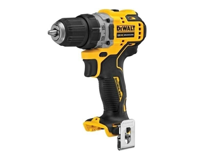 Дрель/шуруповёрт DEWALT 12 В 57/25 Нм БЕЗ АККУМУЛЯТОРОВ И ЗАРЯДНОГО УСТРОЙСТВА БЕСЩЕТОЧНЫЙ DCD701N-XJ