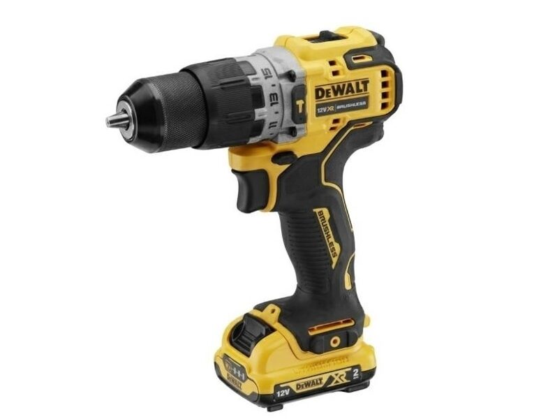 УДАРНАЯ Дрель-шуруповерт DEWALT/ПРИВОДНАЯ 12 В 57/25 Нм 2x2,0 Ач DCD706D2-QW