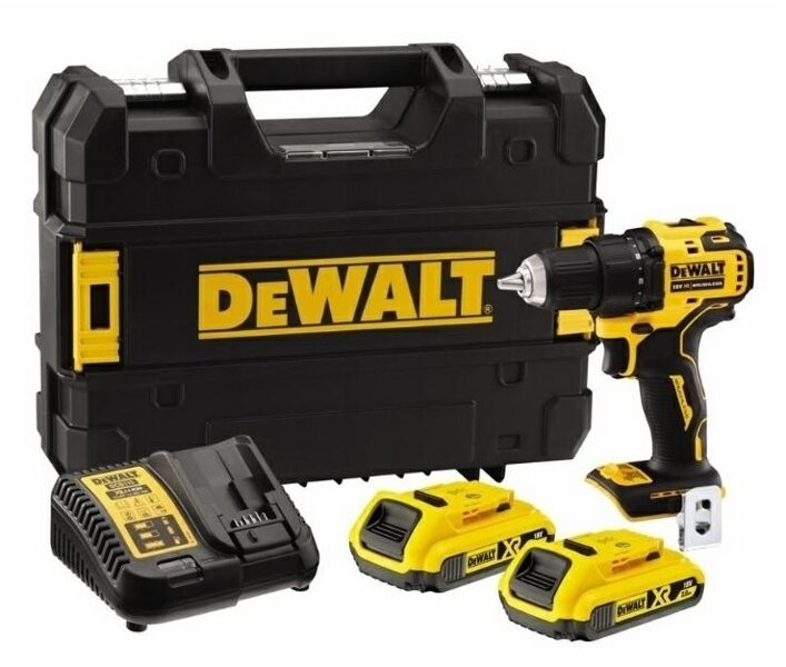 DEWALT Дрель/Шуруповерт 18 В 65 Нм 2x2,0 Ач DCD708D2T-QW