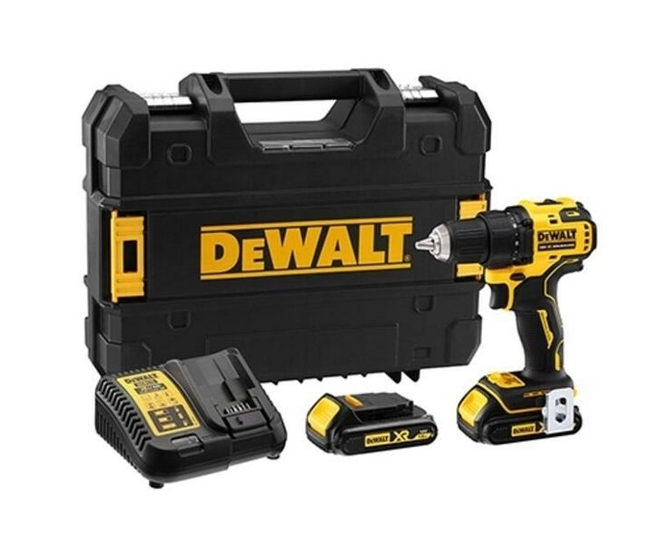 DEWALT Дрель/Шуруповерт 18В 2x1,5Ач 65Нм DCD708S2T-QW