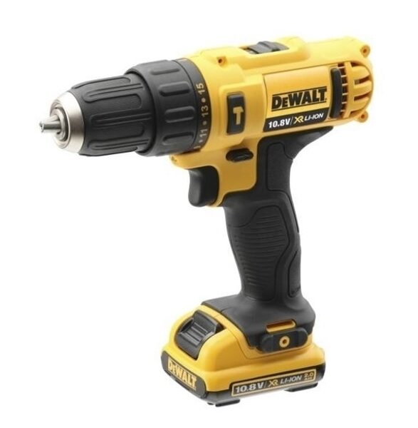 УДАРНАЯ Дрель-шуруповерт DEWALT/ПРИВОДНАЯ 10,8 В 30/16 Нм 2x2,0 Ач DCD716D2-QW