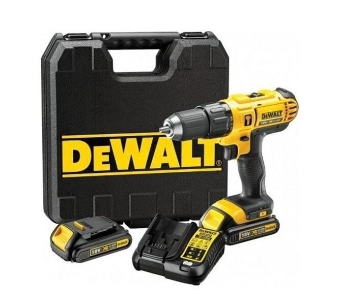 УДАРНАЯ Дрель-шуруповерт DEWALT/С ПРИВОДОМ 18 В 42/24 Нм 2x1,3 Ач ЛИТИЙ-ИОННЫЙ DCD776C2-QW