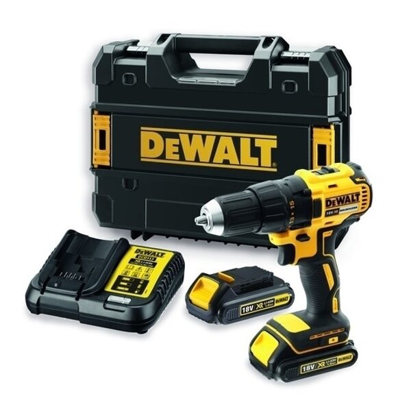Дрель-шуруповерт DEWALT 18 В 65/26 Нм 2x1,5 Ач ЛИТИЙ-ИОННЫЙ БЕСЩЕТОЧНЫЙ DCD777S2T-QW