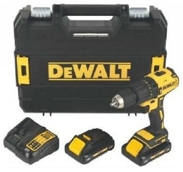 Ударная дрель-шуруповерт DEWALT 18 В DCD778L2T-QW