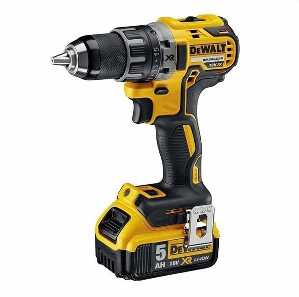 ДРЕЛЬ/ШУВЕРТ DEWALT 18 В 70/27 Нм 2 x 5,0 Ач ЛИТИЙ-ИОННЫЙ БЕСЩЕТОЧНЫЙ DCD791P2-QW 5035048616567