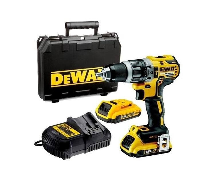 УДАРНАЯ ДРЕЛЬ DEWALT/С ПРИВОДОМ 18 В 70/27 Нм 2x2,0 Ач ЛИТИЙ-ИОННЫЙ БЕСЩЕТОЧНЫЙ КОРПУС TSTAK DCD796D2-QW 5035048616215