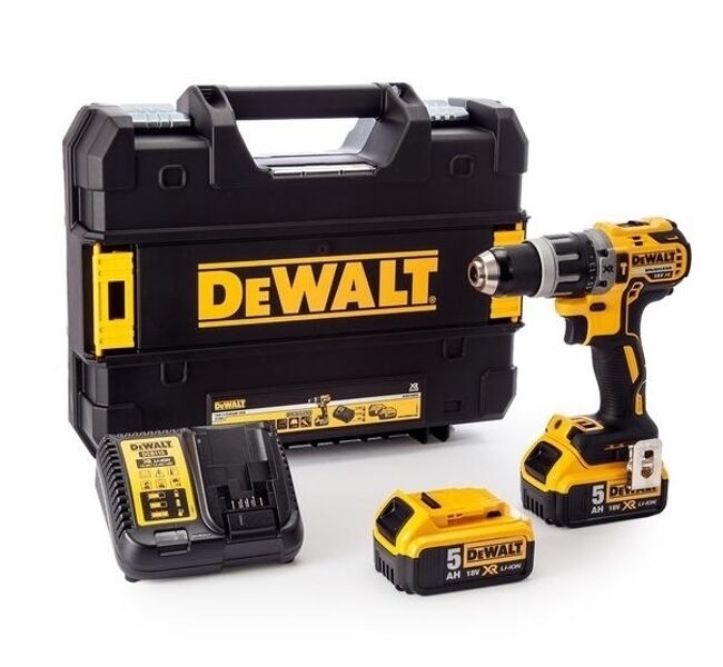 УДАРНАЯ ДРЕЛЬ DEWALT/С ПРИВОДОМ 18 В 70/27 Нм 2x5,0 Ач ЛИТИЙ-ИОННЫЙ БЕСЩЕТОЧНЫЙ КОРПУС TSTAK DCD796P2-QW 5035048616628