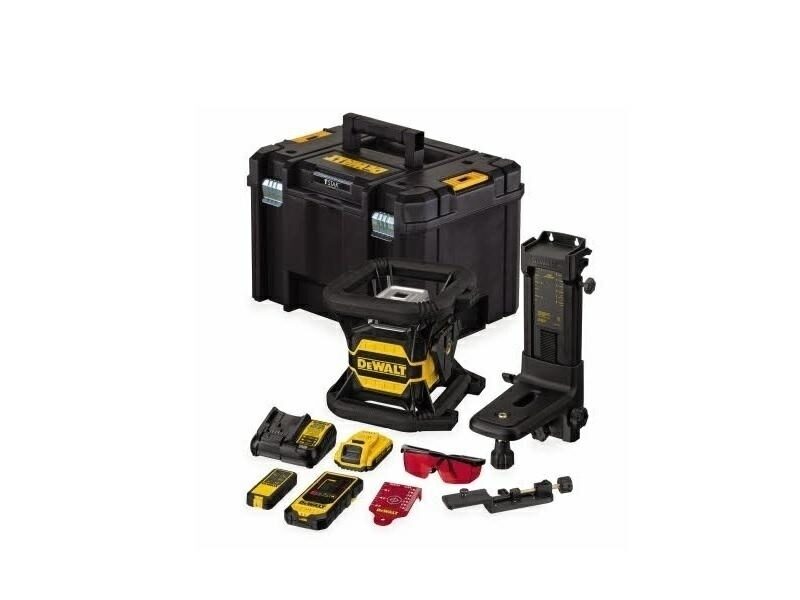 РОТАЦИОННЫЙ ЛАЗЕР DEWALT 18V  САМОУРОВЕНЬ. 60м 1х2,0Ач ТСТАК DCE080D1RS-QW