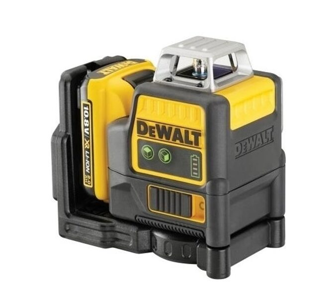 ЛИНЕЙНЫЙ ЛАЗЕР DEWALT 12 В DCE0811D1G ЗЕЛЕНЫЙ 35 м 1x2,0 Ач DCE0811D1G-QW