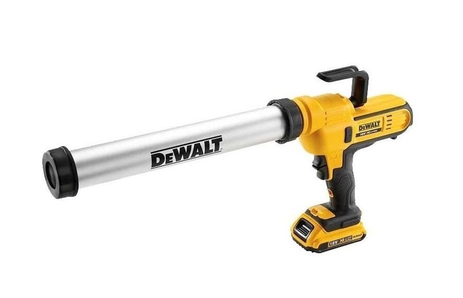 Пистолет для силикона 18В XR 300-600мл DCE580D1-QW DEWALT