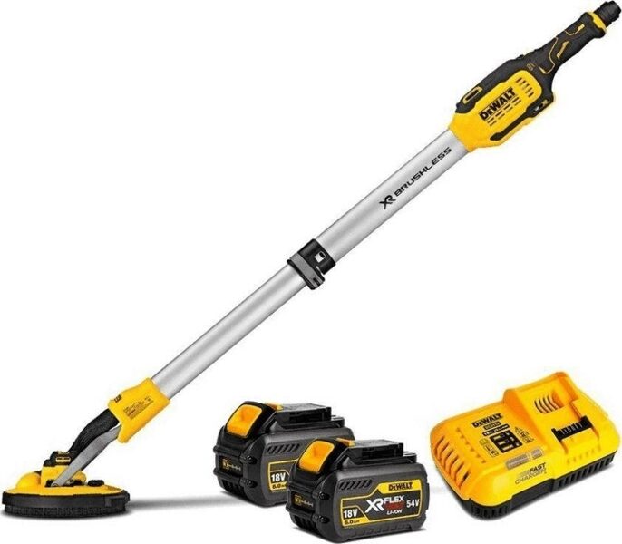 DEWALT DCE800T2-QW АККУМУЛЯТОРНАЯ МАШИНА ДЛЯ СТЕН И ПОТОЛКОВ, 18 В, 2x6 Ач DCE800T2-QW