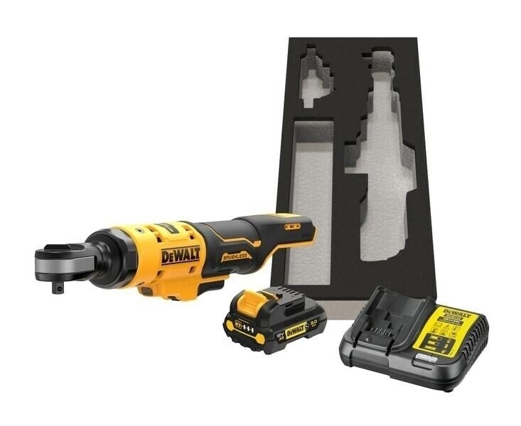 Аккумуляторный гаечный ключ DEWALT 3/8" 12 В (1x3,0 Ач) 81 Нм DCF503L1G-QW