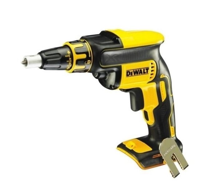  DEWALT ШУРУПОВЕРТ ДЛЯ ГИПСОВЫХ ПЛИТ 18В 30Нм БЕЗ АККУМУЛЯТОРОВ И ЗАРЯДНЫХ УСТРОЙСТВ. БЕСЩЕТОЧНЫЙ ТСТАК DCF620NT-XJ