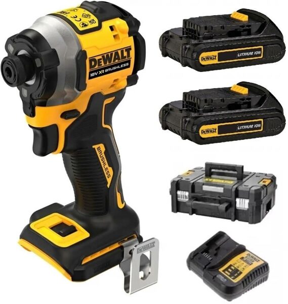 Triecienskrūvgriezis DeWalt 18V 208Nm 2x2.0Ah TSTAK DCF850D2T-QW