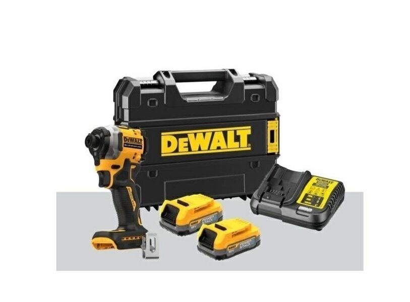 Ударный гайковерт DeWalt 18 В 2x1,7 Ач аккумулятор DCF850E2T-QW