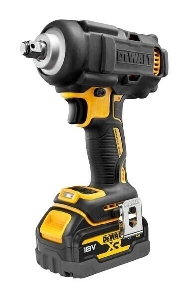 DEWALT. УДАРНЫЙ КЛЮЧ 1/2" 18 В 812 Нм 2x5,0 Ач 4-СКОРОСТНОЕ ПРЕДОХРАНИТЕЛЬНОЕ КОЛЬЦО DCF891P2G-QW