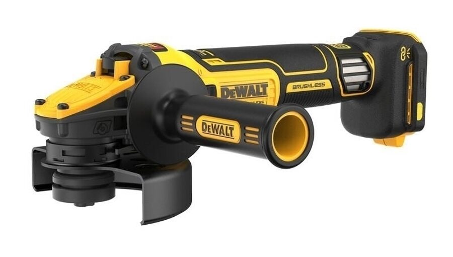 Угловая шлифовальная машина DEWALT 18В 125мм РЕГУЛИРУЕМАЯ об/мин БЕЗ АККУМУЛЯТОРА.ТСТАК DCG409VSNT-XJ 5035048791462