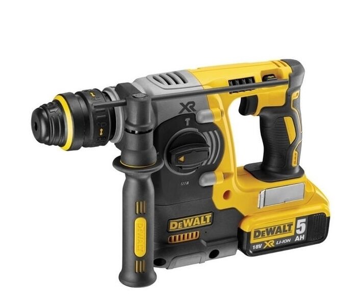 DEWALT ПЕРФОРАТОР SDS-PLUS 18 В 2,1 Дж 2 x 5,0 Ач XR ЛИТИЙ-ИОННЫЙ БЕСЩЕТОЧНЫЙ DCH273P2-QW