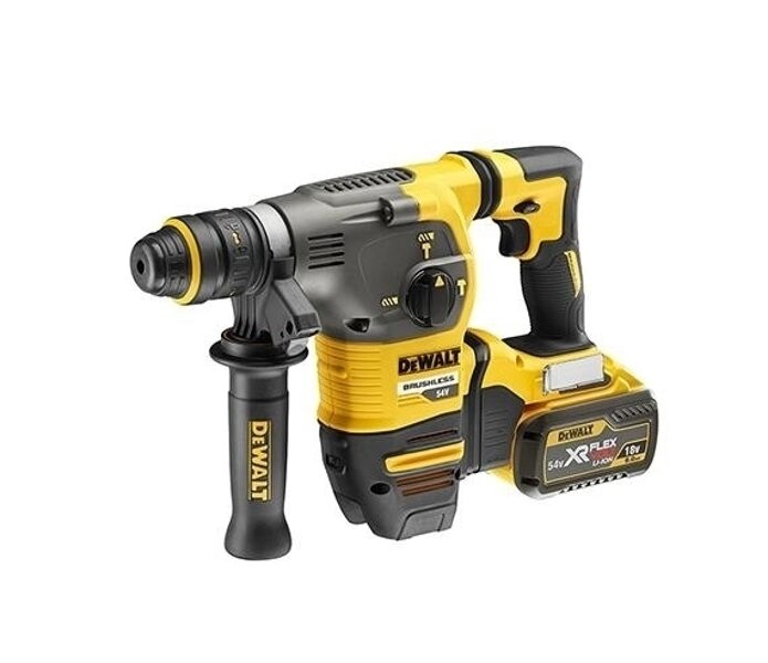 DEWALT FLEXVOLT ПЕРФОРАТОР 54 В / 18 В 3,5 Дж 2 x 9,0 Ач XR ЛИТИЙ-ИОННЫЙ БЕСЩЕТОЧНЫЙ + РУЧКА DCH334X2-QW