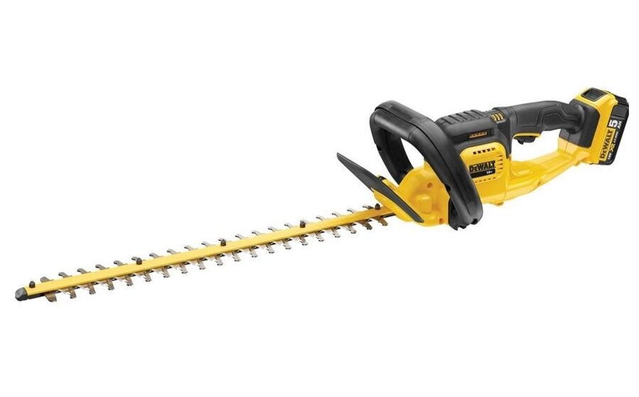 НОЖНИЦЫ ДЛЯ ЖИВОЙ ИЗГОРОДИ DEWALT 18 В 55 см 1 x 5,0 Ач XR LI-ION БЕСЩЕТОЧНЫЙ DCM563P1-QW