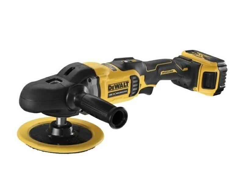 ПОЛИРОВАЛЬНАЯ МАШИНА DEWALT 18В 180мм 2х5.0Ач DCM849P2-QW