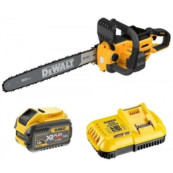 DEWALT Аккумуляторная цепная пила 54 В 50 см 1x9,0 Ач DCMCS575X1-QW