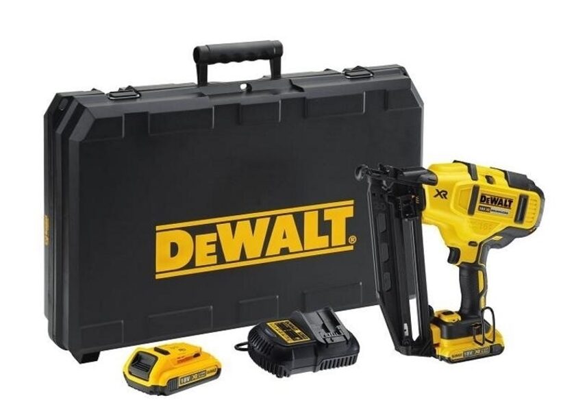 DEWALT Гвоздезабиватель 18V ​​16Ga 32-63mm 2 x 2.0Ah ЛИТИЙ-ИОННЫЙ БЕСЩЕТОЧНЫЙ DCN660D2-QW