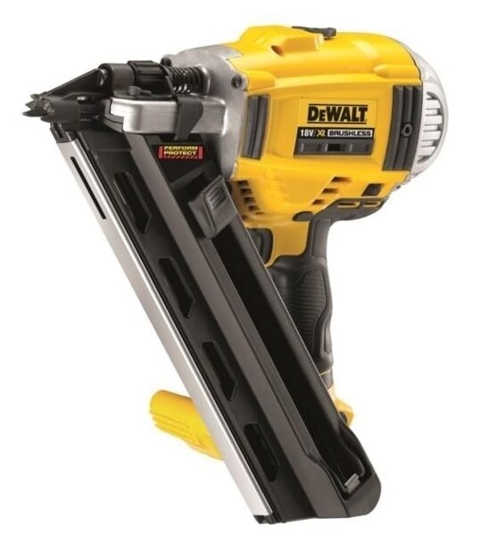 DEWALT NAGLĒTĀJS 18V 50-90mm BEZ BATERIJAS UN LĀDĒTĀJA BRUŠU DCN692N-XJ